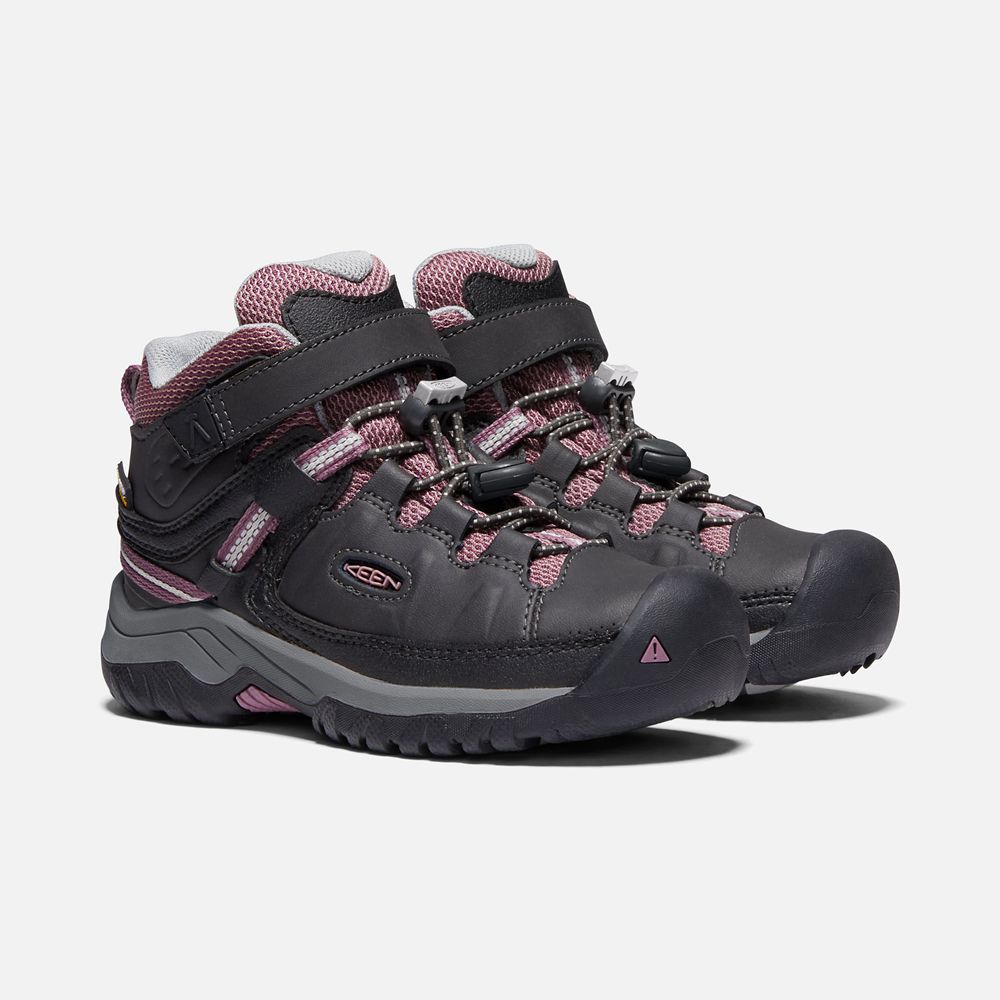 Keen Laarzen Kinderen Zwart/Roze - Targhee Waterproof - 45862-RMNA